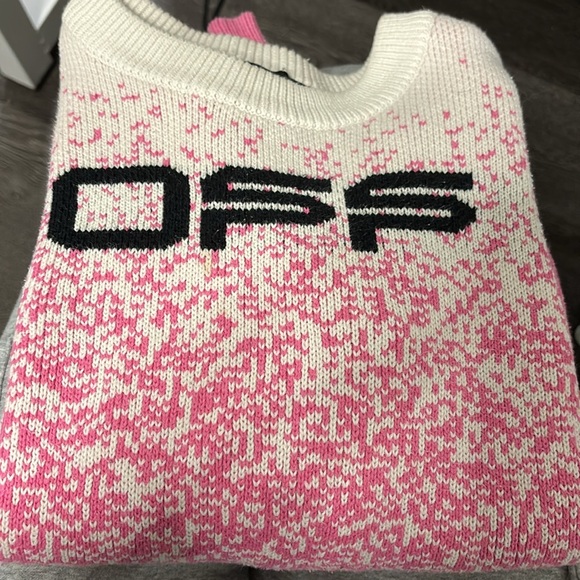 Off white sweater white pink with logo - Picture 5 of 5